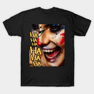 Laughing Madness: The Crazy Clown on Your Gear T-Shirt